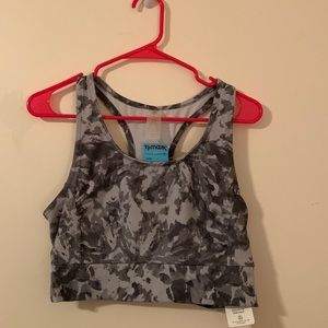 Gray tie dye matching set, size L